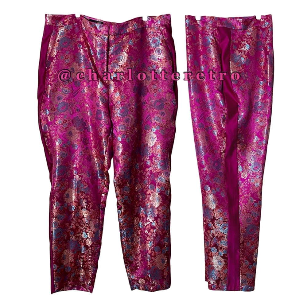 Fashion Nova | Nova Luxe • Pretty In Pink Embroidered Suit Set - Picture 3 of 10